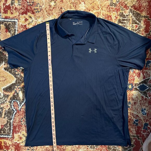 Used Under Armour Blue XXL Polo - Picture 3 of 5